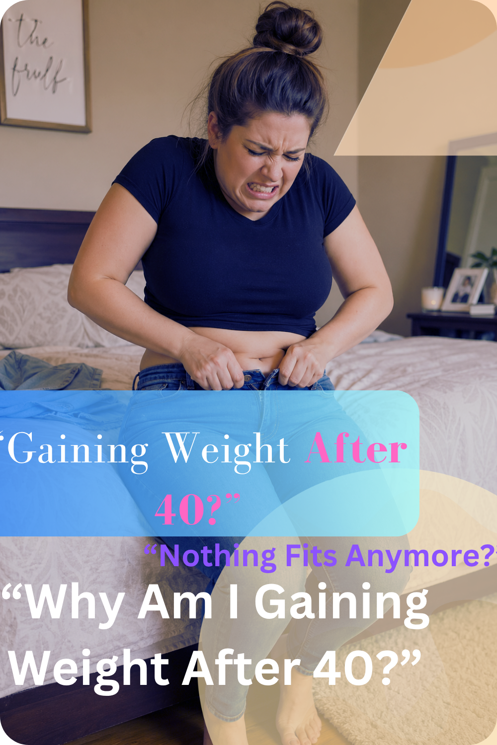 why am I gaining weight after 40 female